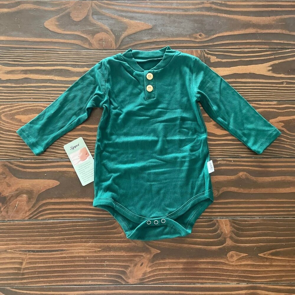 5/$20 NEW 3Pc 6-12M Infants Henley, Joggers & Hat Set - Picture 2 of 7